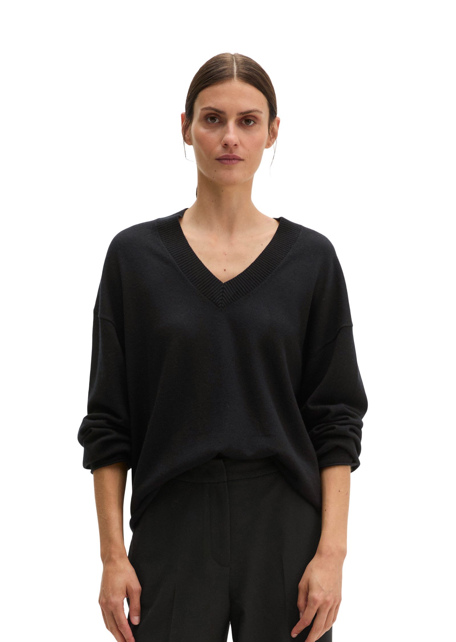 Marc O'Polo Strickpullover aus softem Schurwolle-Mix