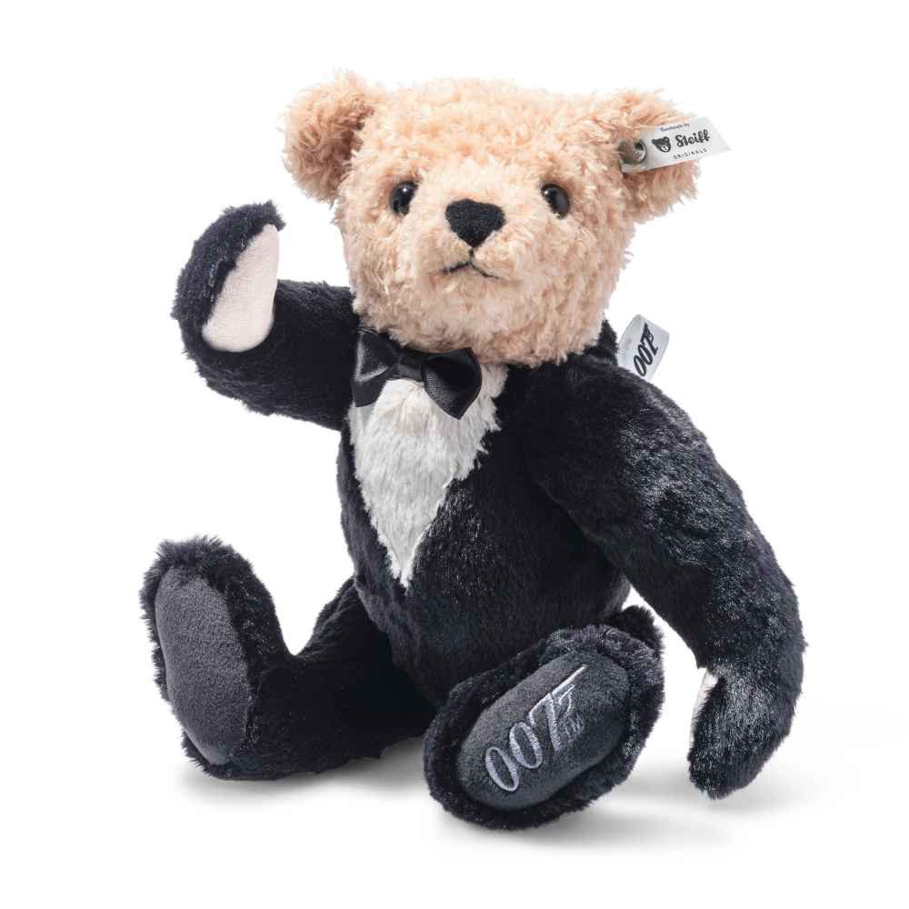 Kuscheltier Steiff Teddybär James Bond 30cm 5fach gegliedert 355691 Teddy