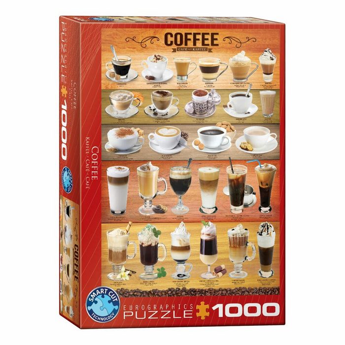 EUROGRAPHICS Puzzle Kaffee 1000 Puzzleteile