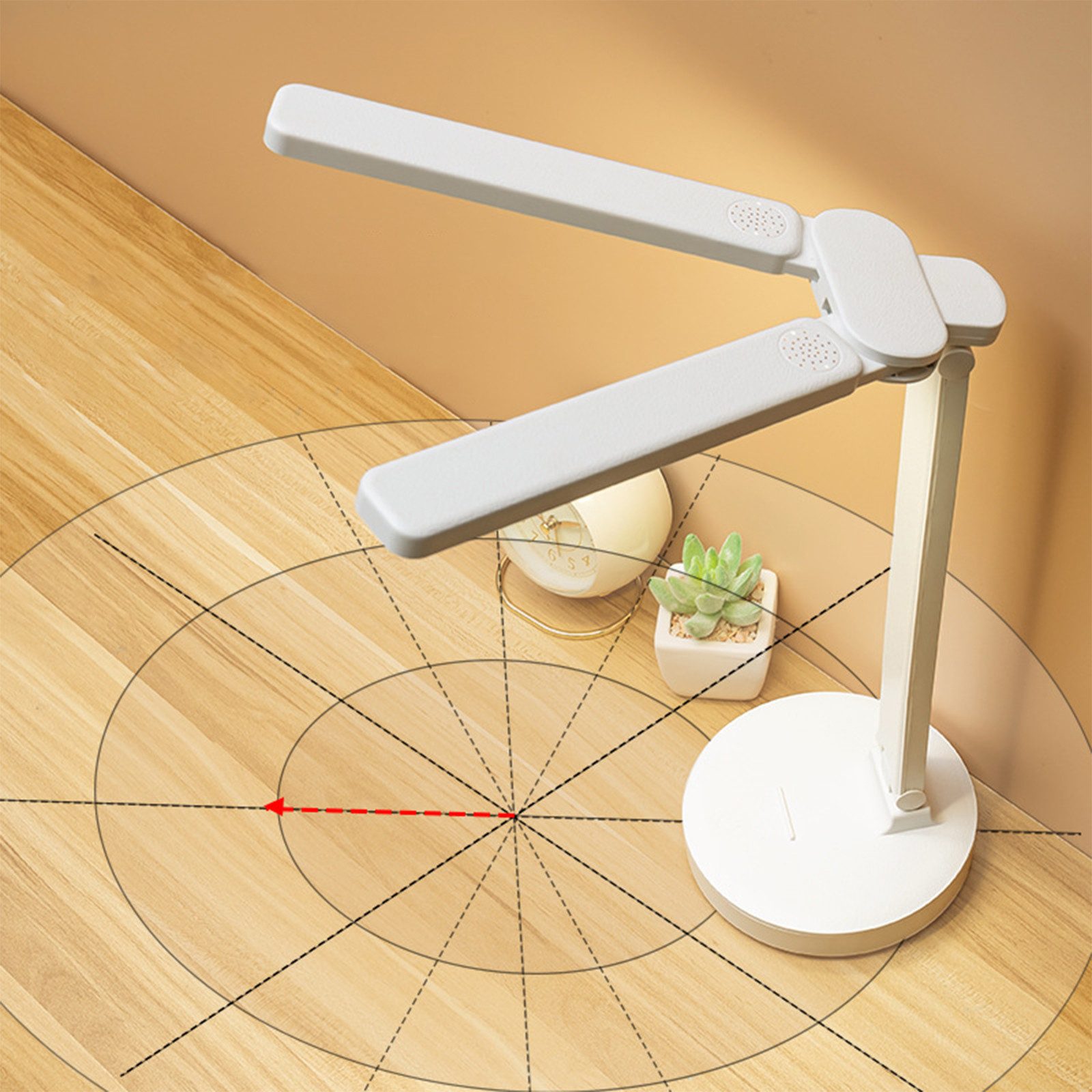 OKWISH LED Schreibtischlampe Tischlampe Leselampe klappbar günstig online kaufen