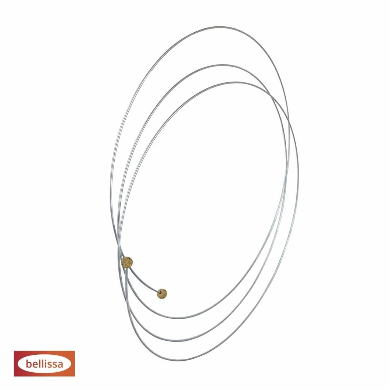 Rankhilfe Bellissa Pflanzenstützdraht M 300 cm silber