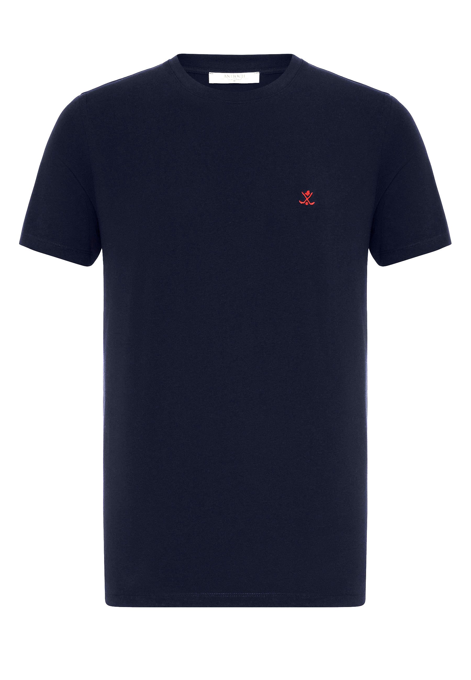 Antioch  T-Shirts & Poloshirts Henri Crewneck Regular Fit Basic T-Shirt günstig online kaufen