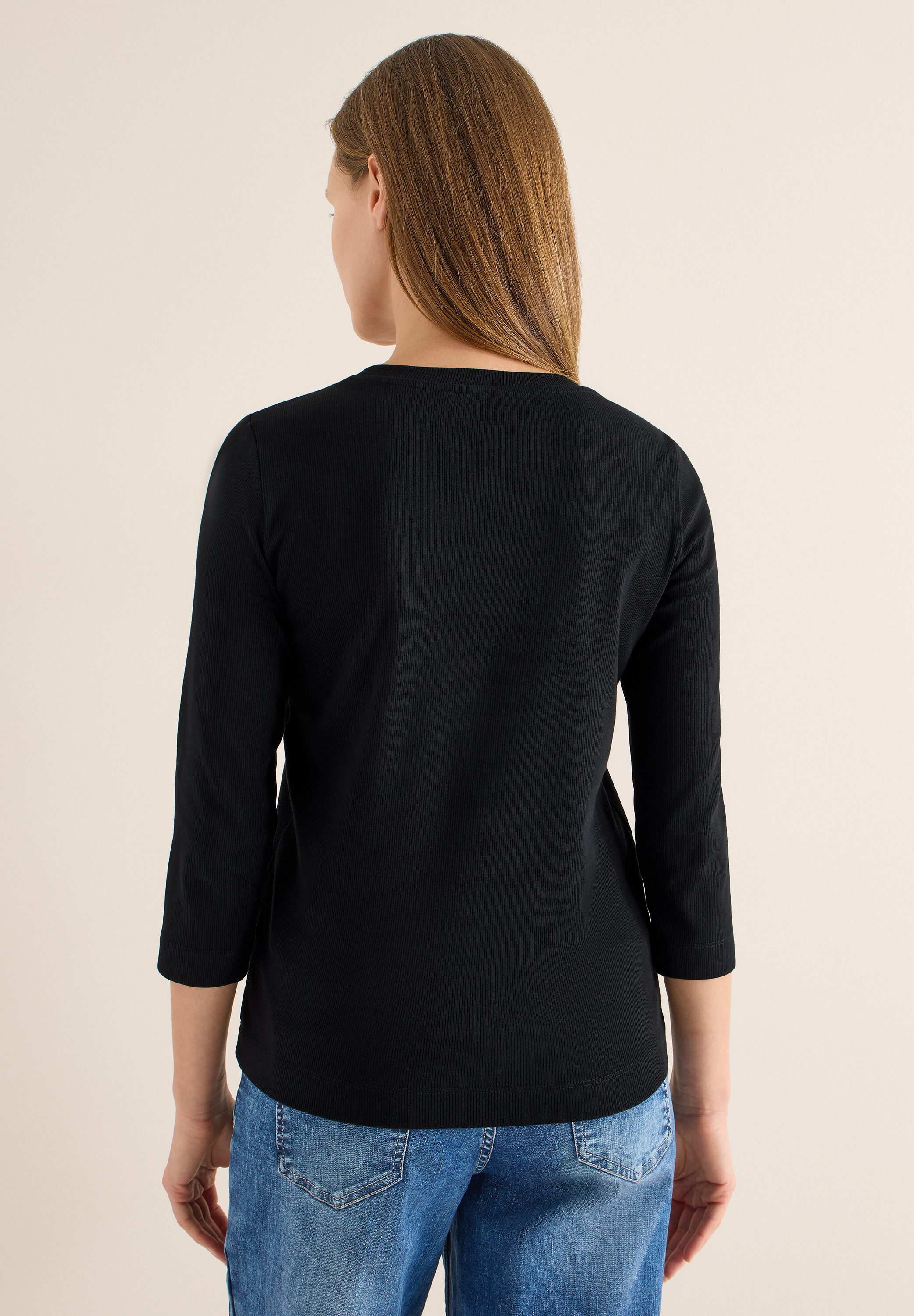 CECIL 3/4-Arm-Shirt mit 3/4 Ärmeln