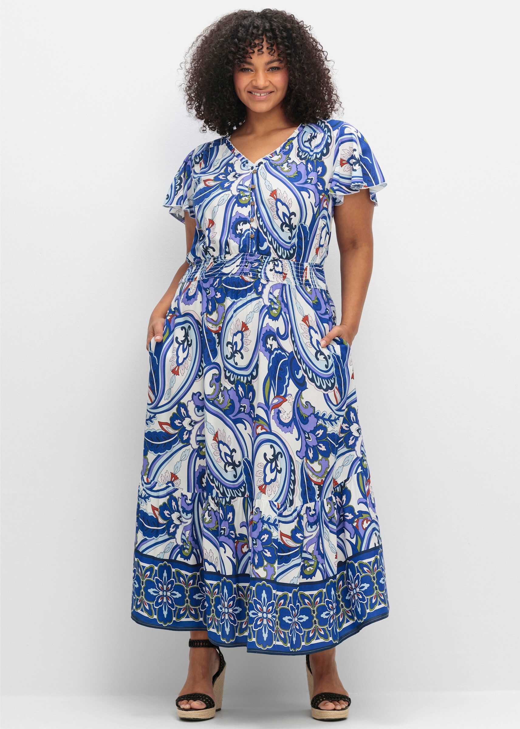 sheego by Joe Browns Etuikleid Maxikleid günstig online kaufen