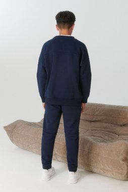 Next Sweatanzug Utility-Sweatshirt mit Rundhalsausschnitt - Set (2-tlg)