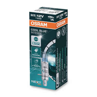 Osram KFZ-Ersatzleuchte OSRAM 64150CBN Halogen Leuchtmittel COOL BLUE® INTENSE H1 55 W 12 V