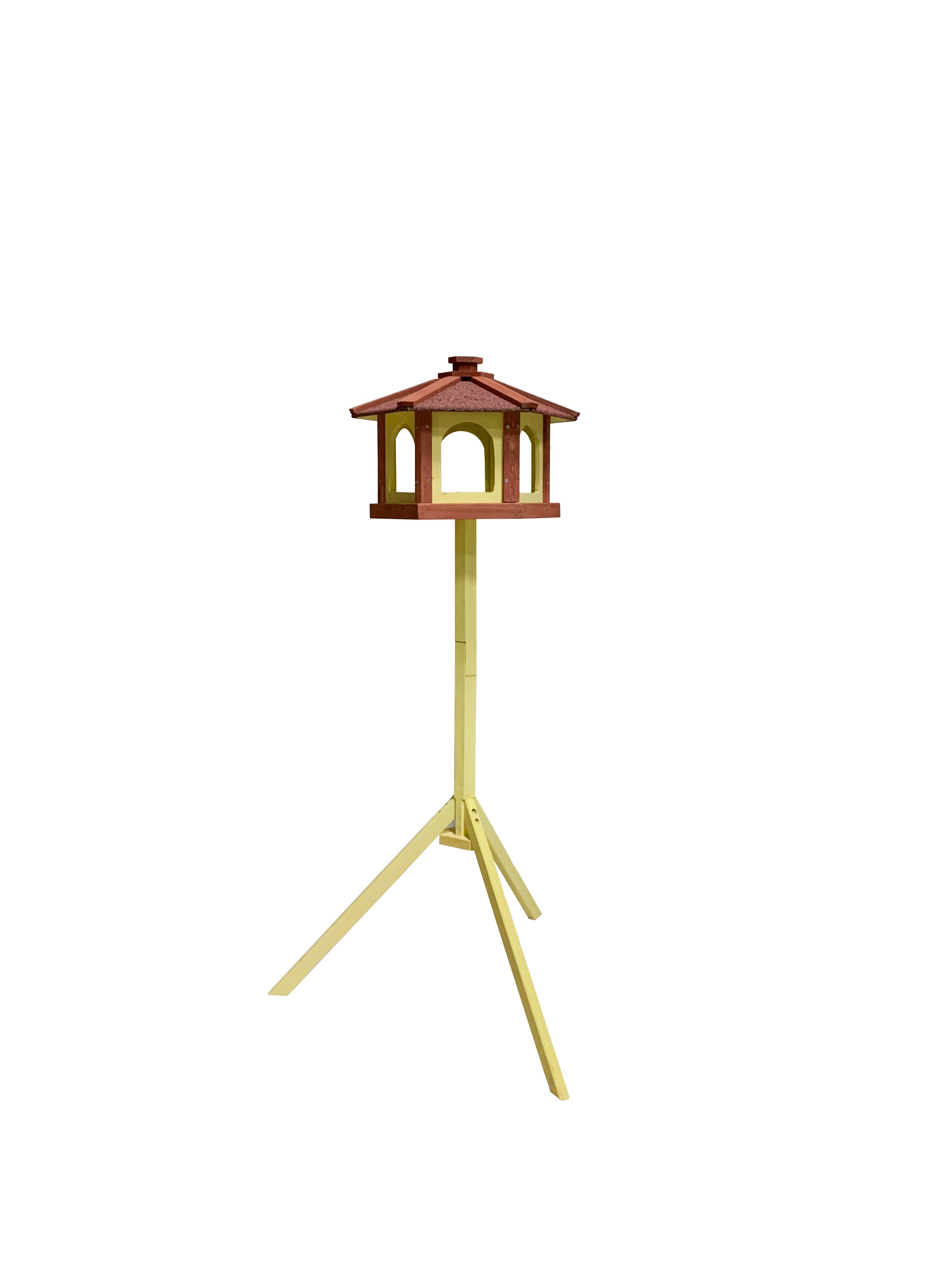 Vogelhaus Vogelhaus TEGERNSEE mit Ständer Vogelfutterhaus Futterhaus Vogel Haus