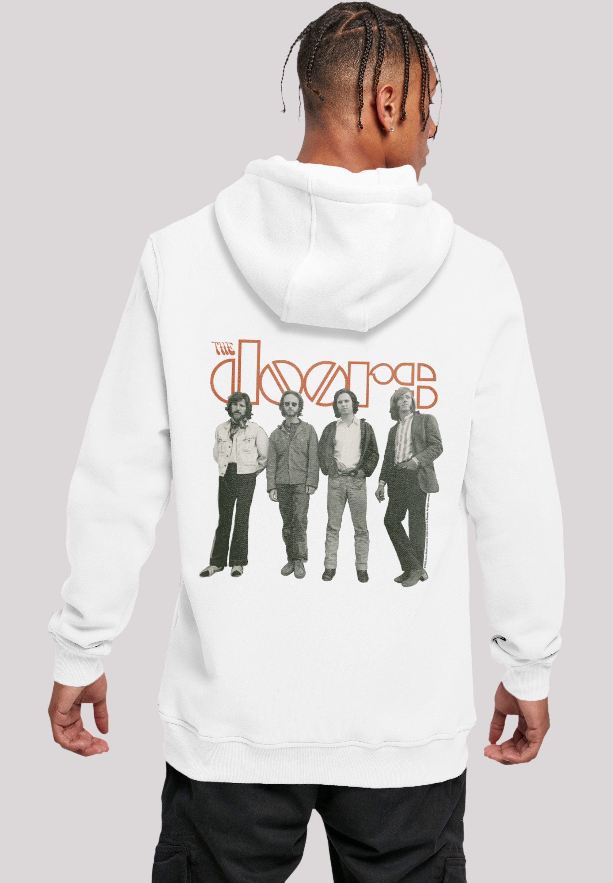 F4NT4STIC Hoodie The Doors Music Band Band Standing Premium Qualität, Band, Logo weiß