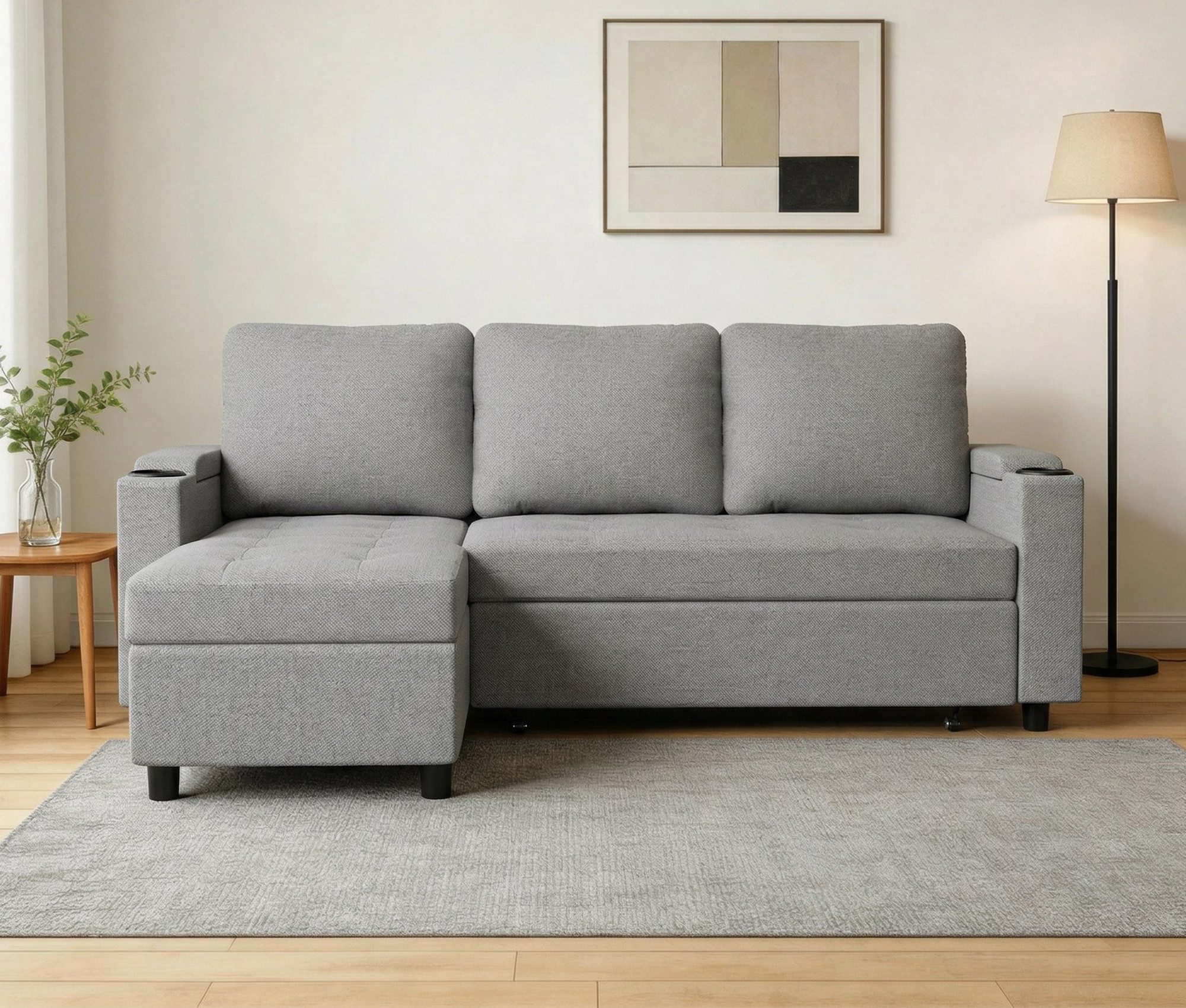 Sofa L/U-Sofa mit Schlaffunktion Schlafsofa