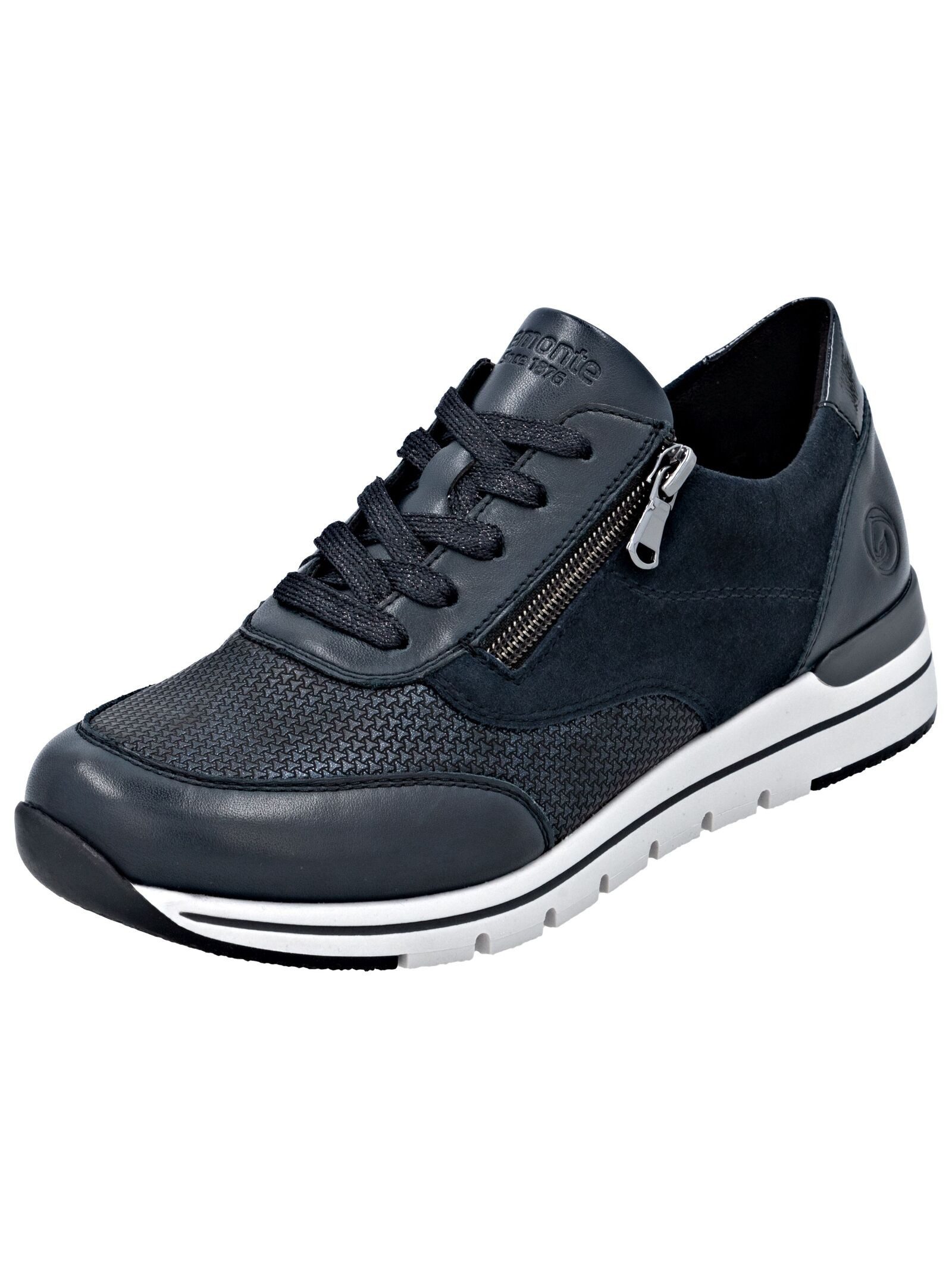Remonte Halbschuhe Veloursleder Schnürschuh