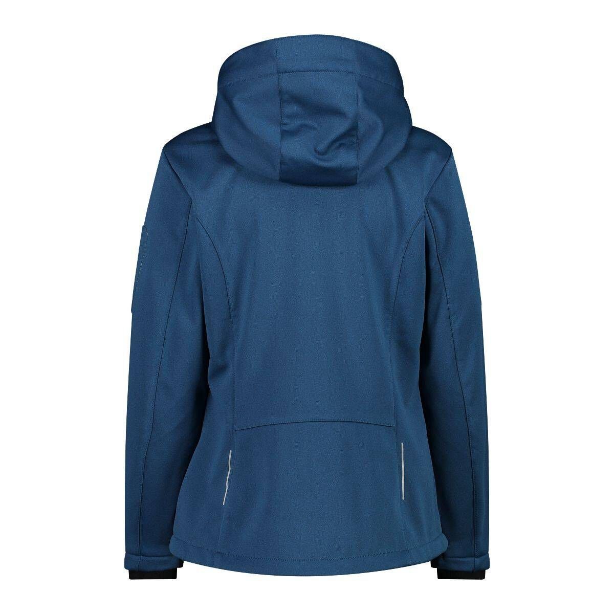 CMP Softshelljacke Damen (295) (1-St) Hood" Zip dunkelblau Jacket "Woman Outdoorjacke