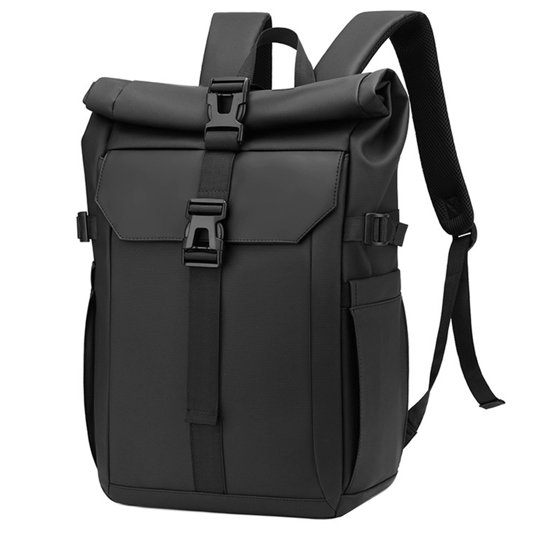 Mutig Rucksack Rolltop Rucksack für Damen und Herren, Wasserdicht (16 Zoll Laptop Rucksack, großer Reise Rucksack, Daypack, Backpack), Wanderrucksack für Uni, Arbeit, Fahrrad, Reisen und Wandern