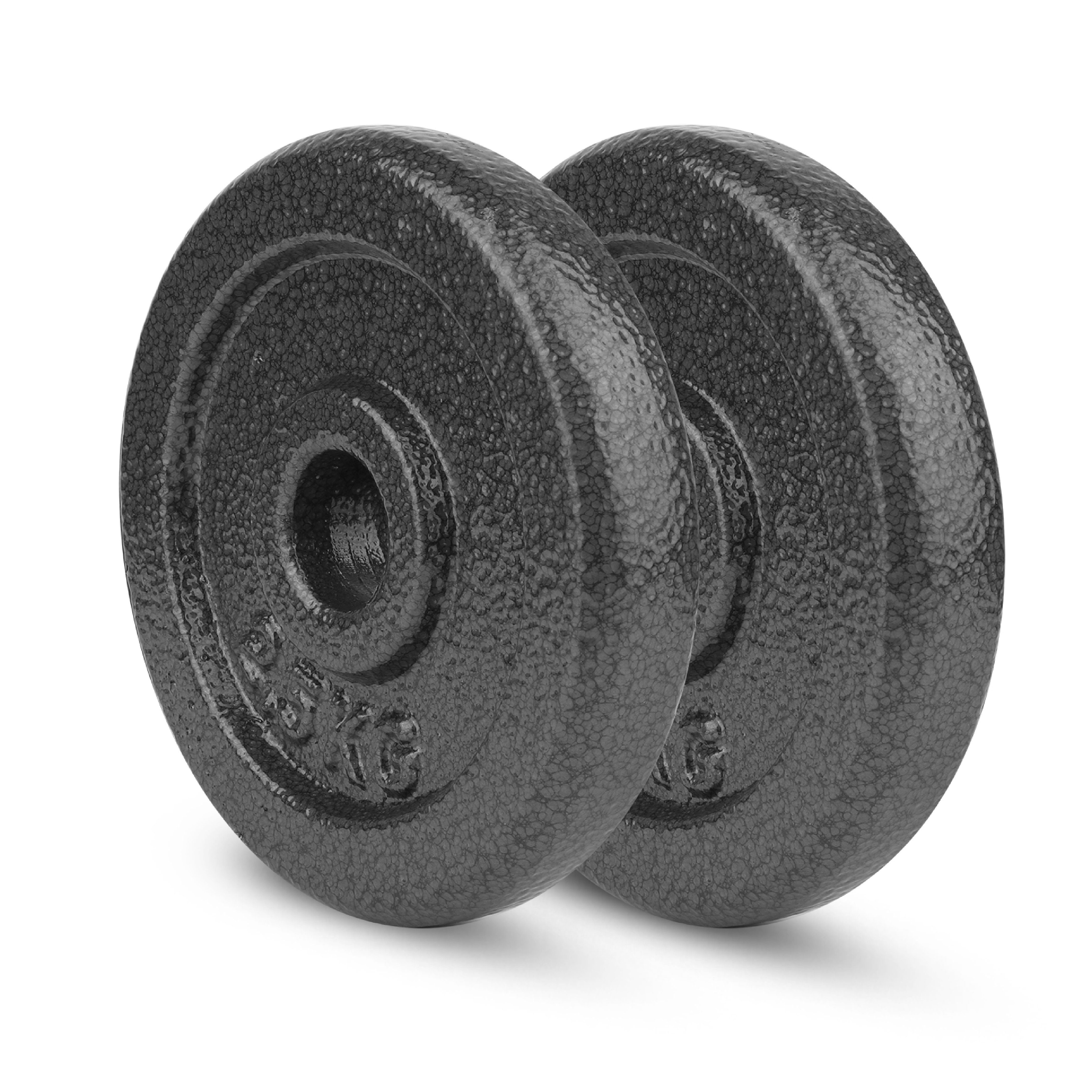 wuuhoo Hantelscheibe Hantelscheiben Manuel 27/29mm Gusseisen, 2er Set I Weight Plates 1' aus Gusseisen