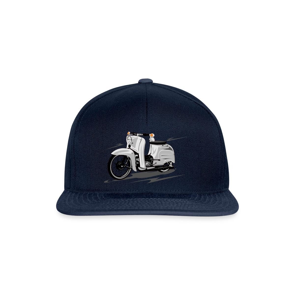 Spreadshirt Snapback Cap Moped Klassiker Snapback Cap (1-St)
