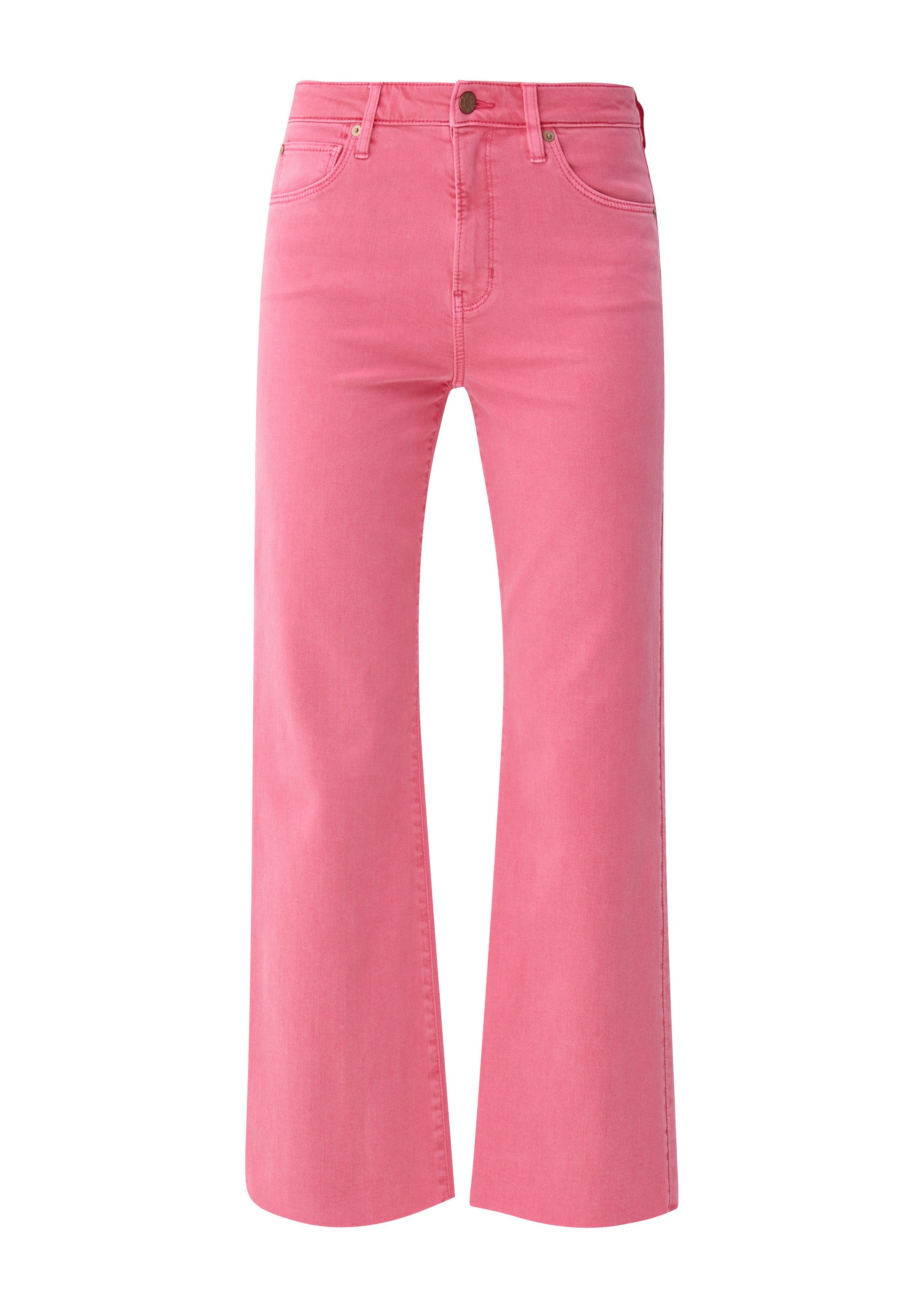 s.Oliver Bootcut-Jeans Jeans-Hose Cropped-Jeans Beverly / Slim Fit / High Rise / Bootcut Leg