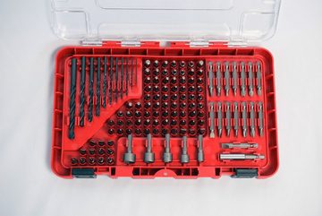 Kraft Werkzeuge Bohrer- und Bitset Praktisches Bohrer- & Bits Komplett-Set im Koffer, 120 tlg., Ideale Grundausstattung für Bohrer-Arbeiten