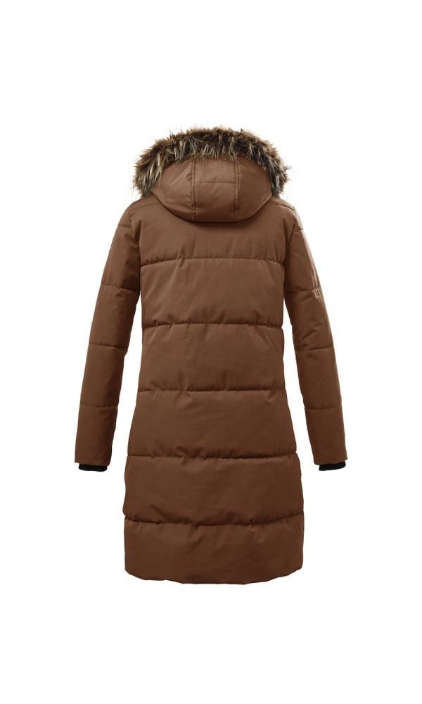 G.I.G.A. DX Wintermantel Funktionsparka in Daunenoptik mit Kapuze braun Dam günstig online kaufen