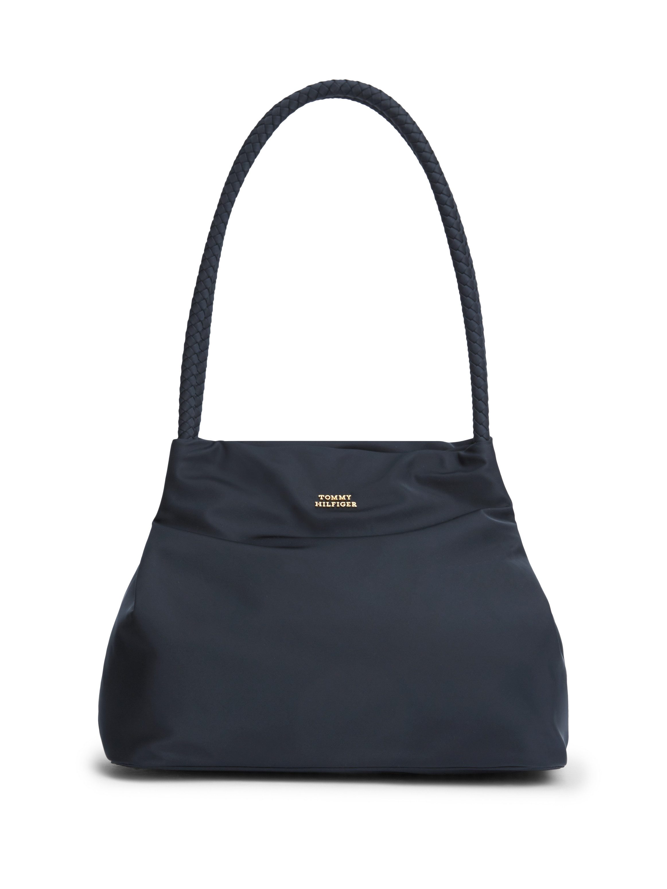 Tommy Hilfiger Tragetasche TH MARINA HOBO/TOTE NYLON, Damen Handtasche, Schultertasche mit doppeltem Tragegriff