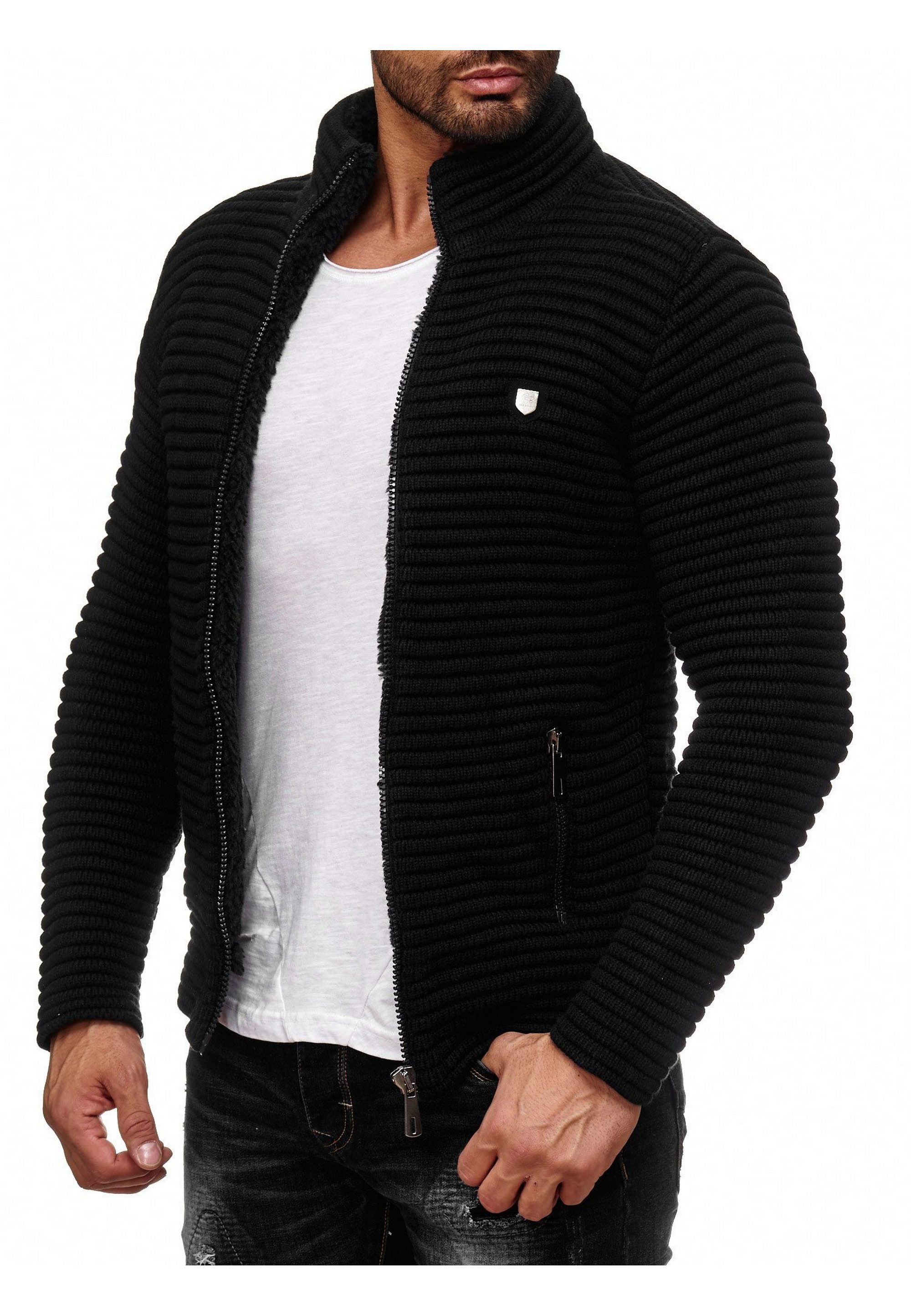 RedBridge Strickjacke Wichita mit Teddyfell