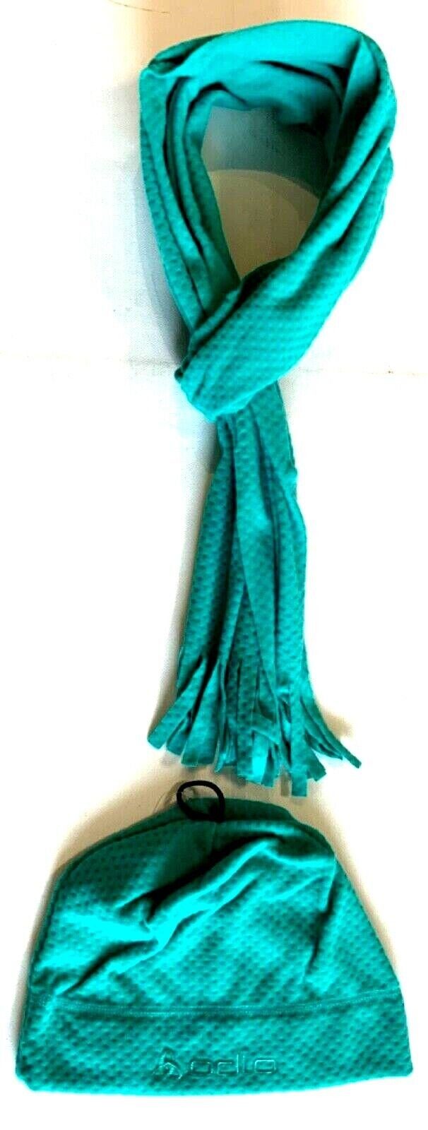 Odlo Mütze & Schal Odlo Beanie Mützen und Schal Set Grün Unisex Einheitsgröße