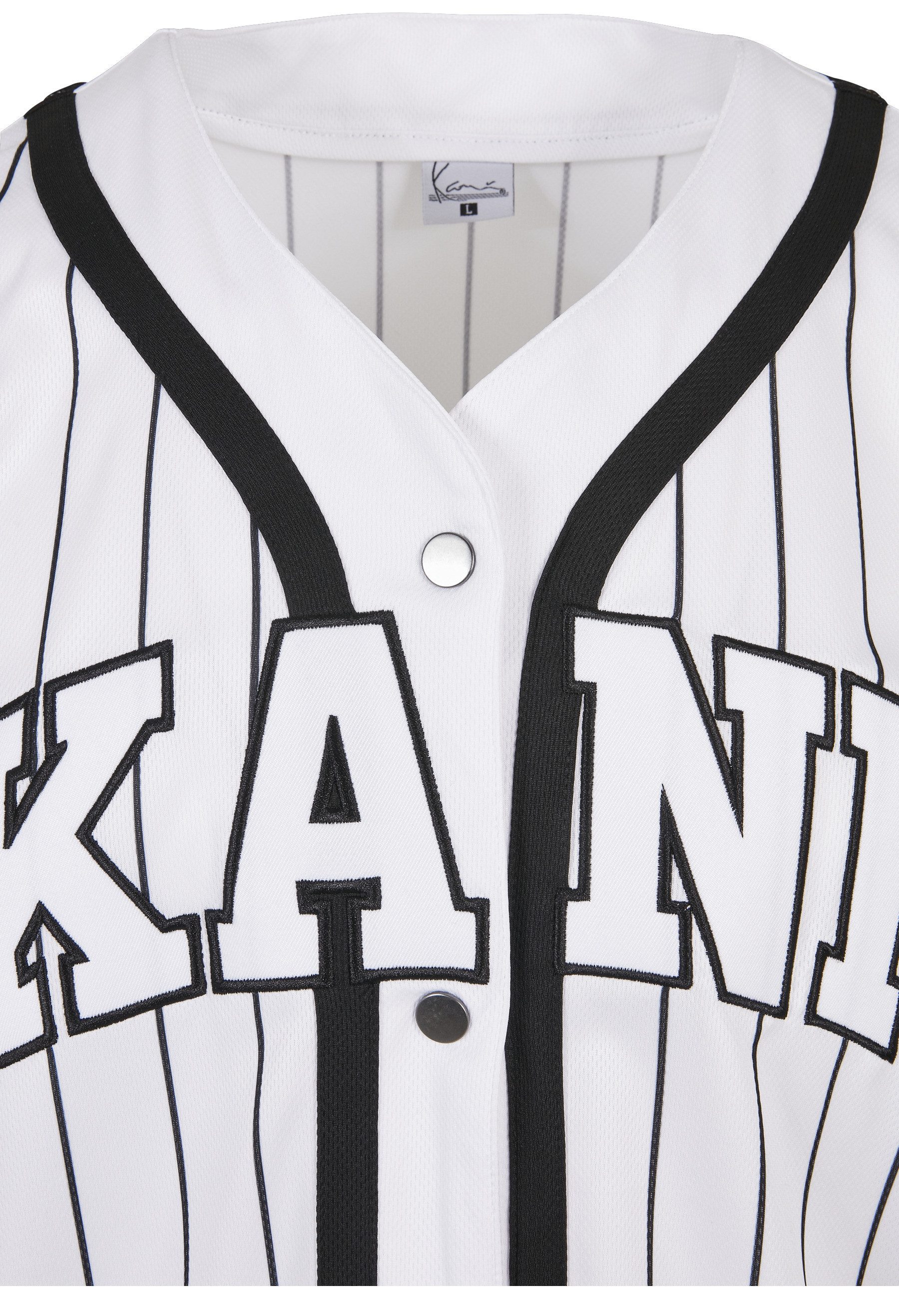 Karl Kani Funktionshemd Karl Kani Herren KM221-115-2 Serif Pinstripe Baseball Shirt (1-tlg)