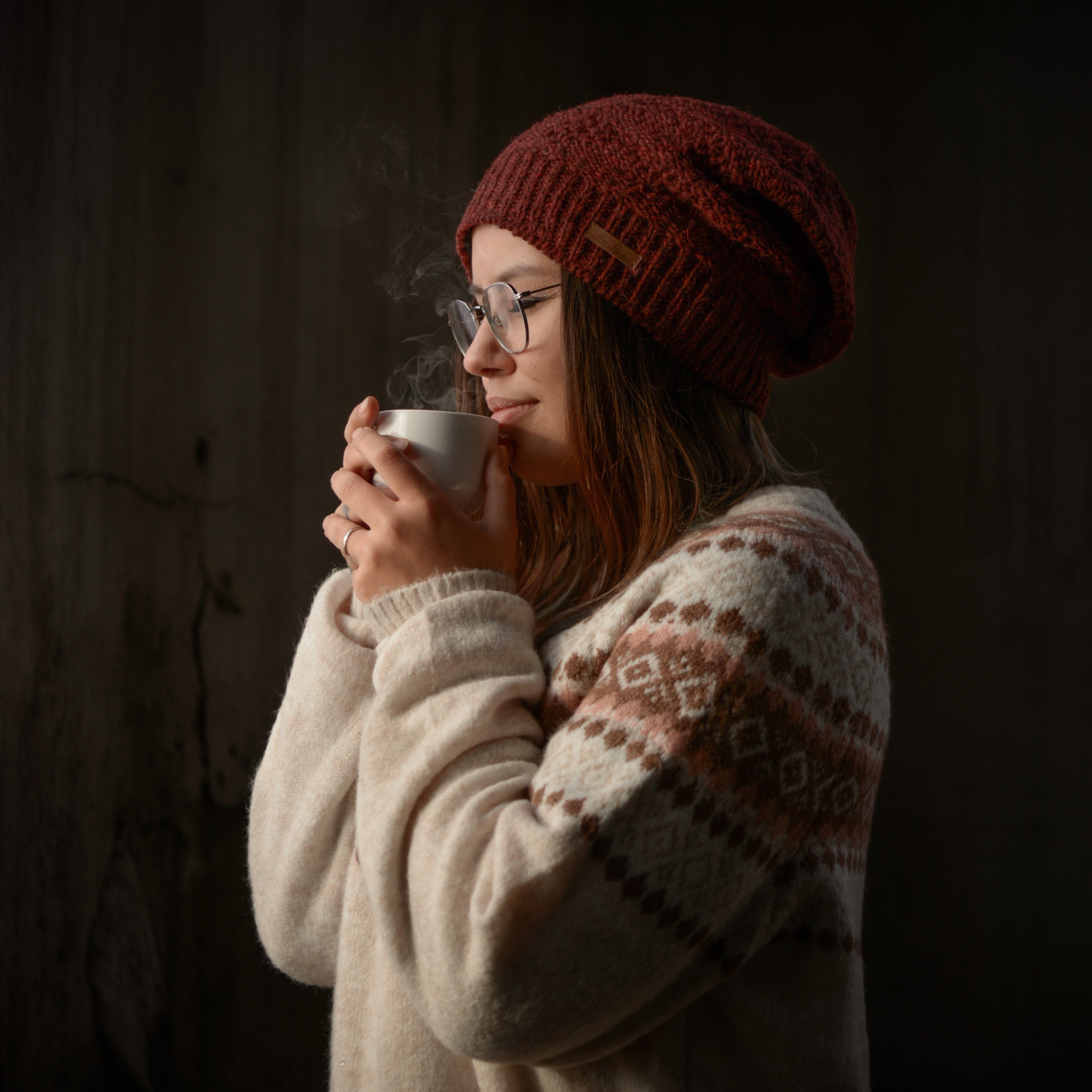 McRon Strickmütze Beanie Wollmütze Modell "Lina Meliert" hoher Schurwollant günstig online kaufen