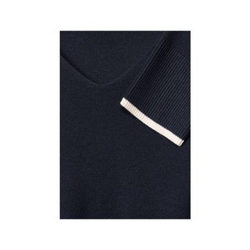 STREET ONE Longpullover blau (1-tlg)