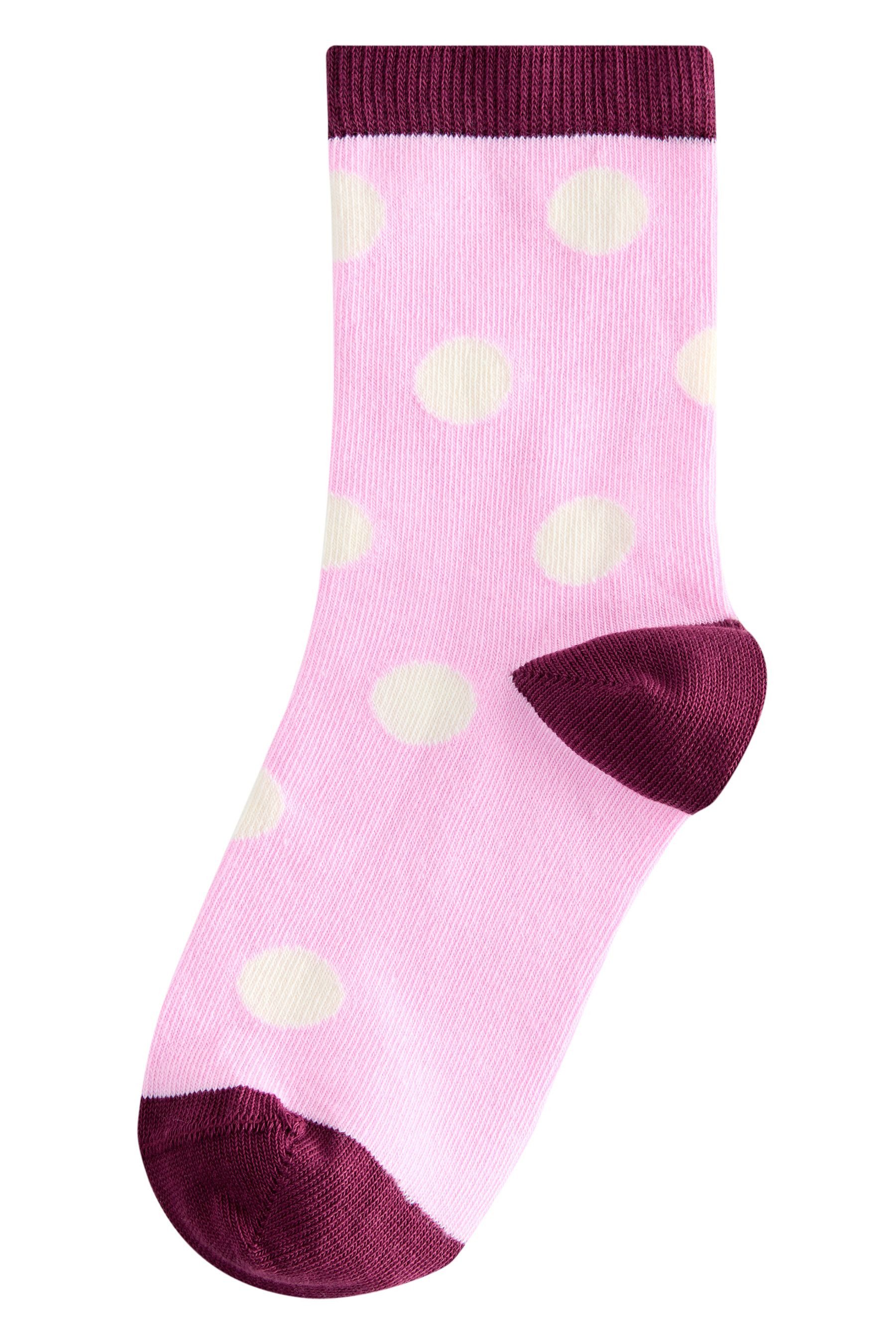 Next Kurzsocken Söckchen mit Streifen und Punkten, 5er-Pack (5-Paar)