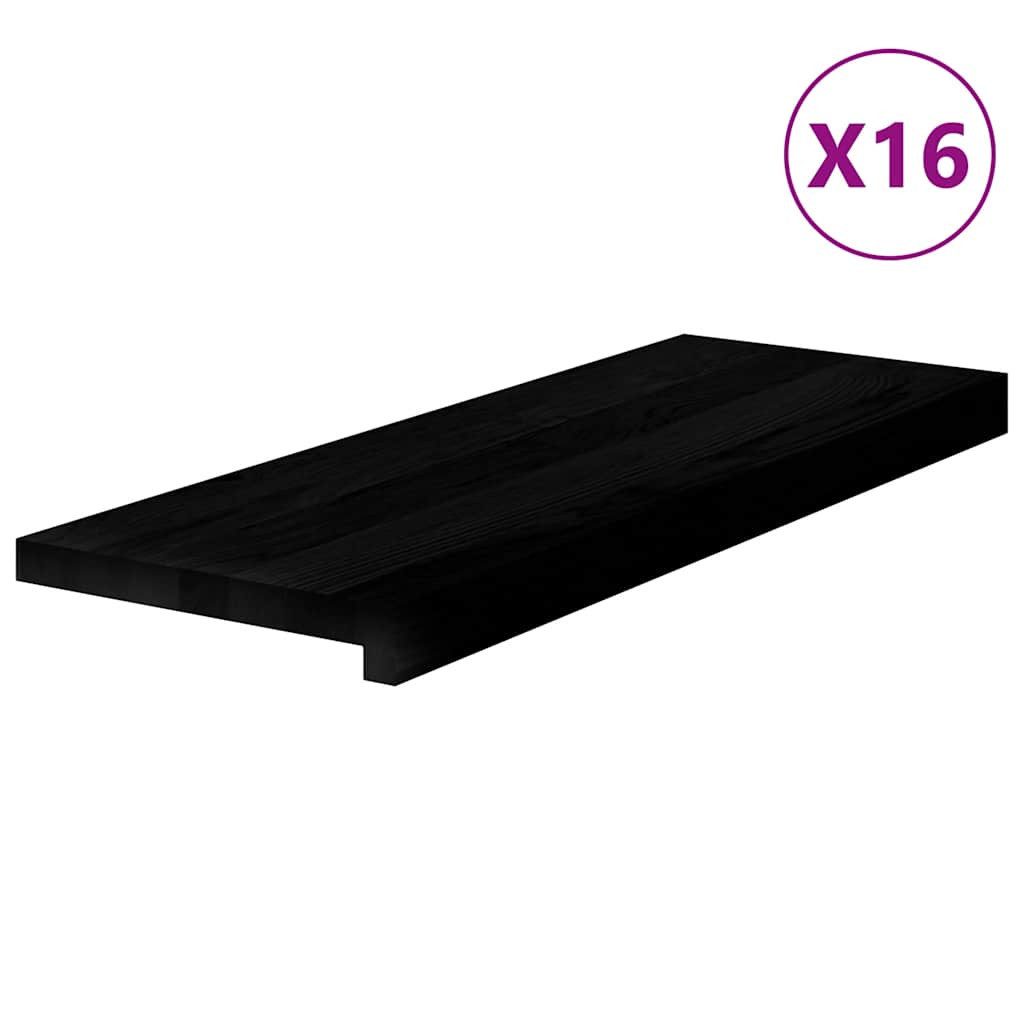 vidaXL Stufenmatte Treppenstufen 16 Stk. Dunkelbraun günstig online kaufen