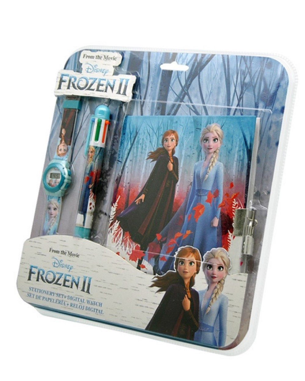 Kids Euroswan Digitaluhr Malset Digitaluhr Stift Notizbuch Disney Frozen Die Eiskönigin
