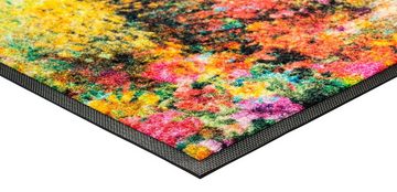 Fußmatte Primavera, wash+dry by Kleen-Tex, rechteckig, Höhe: 7 mm, Schmutzfangmatte, Motiv Blumen, rutschhemmend, waschbar