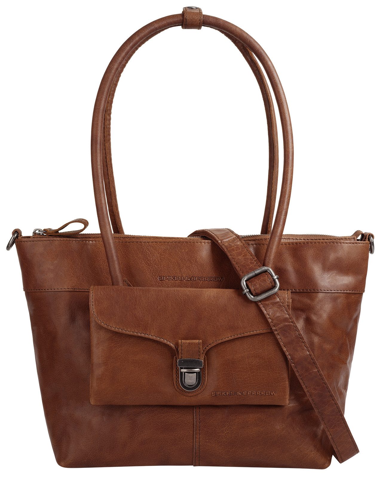 Spikes & Sparrow Shopper, echt Leder