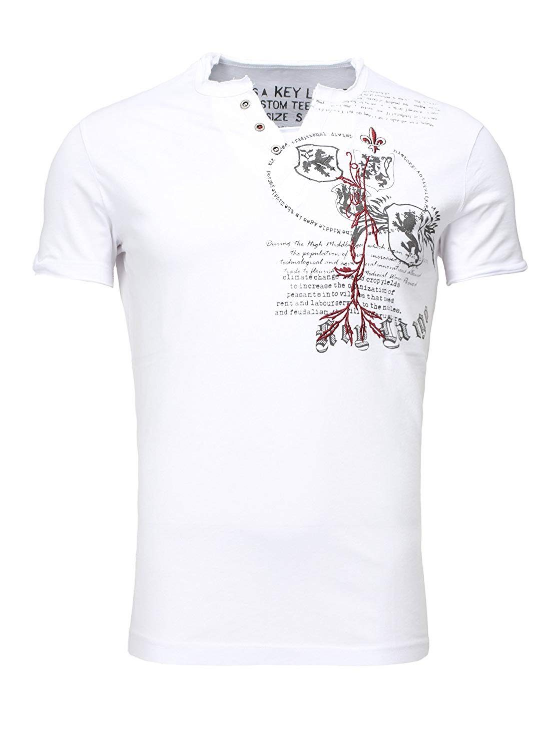 Key Largo T-Shirt T-Shirt Weapon Wappen Print Motiv vintage Look MT00733 V- günstig online kaufen