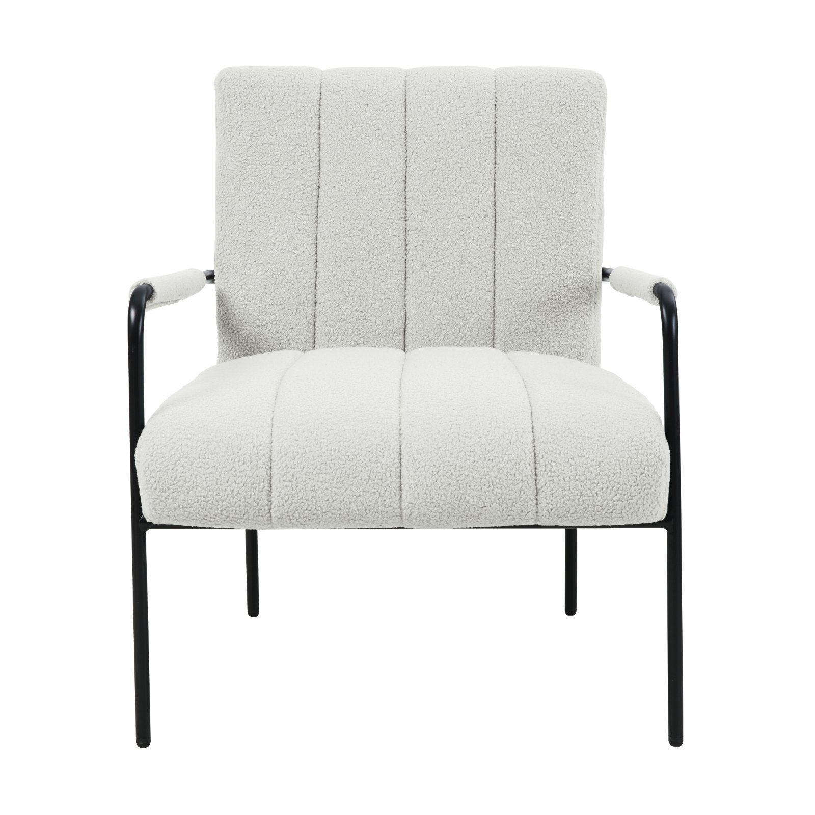 SVITA Loungesessel KYLE, Loungestuhl, Teddy-Boucle, Weiß günstig online kaufen