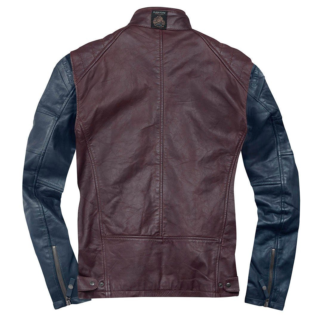 Black-Cafe London Motorradjacke Firenze Lederjacke protektoren – Bild 3 von 3