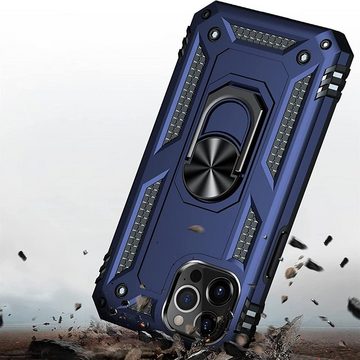 CoolGadget Handyhülle Armor Shield Case für Apple iPhone 11 Pro 5,8 Zoll, Outdoor Cover mit Magnet Ringhalterung Handy Hülle für iPhone 11 Pro