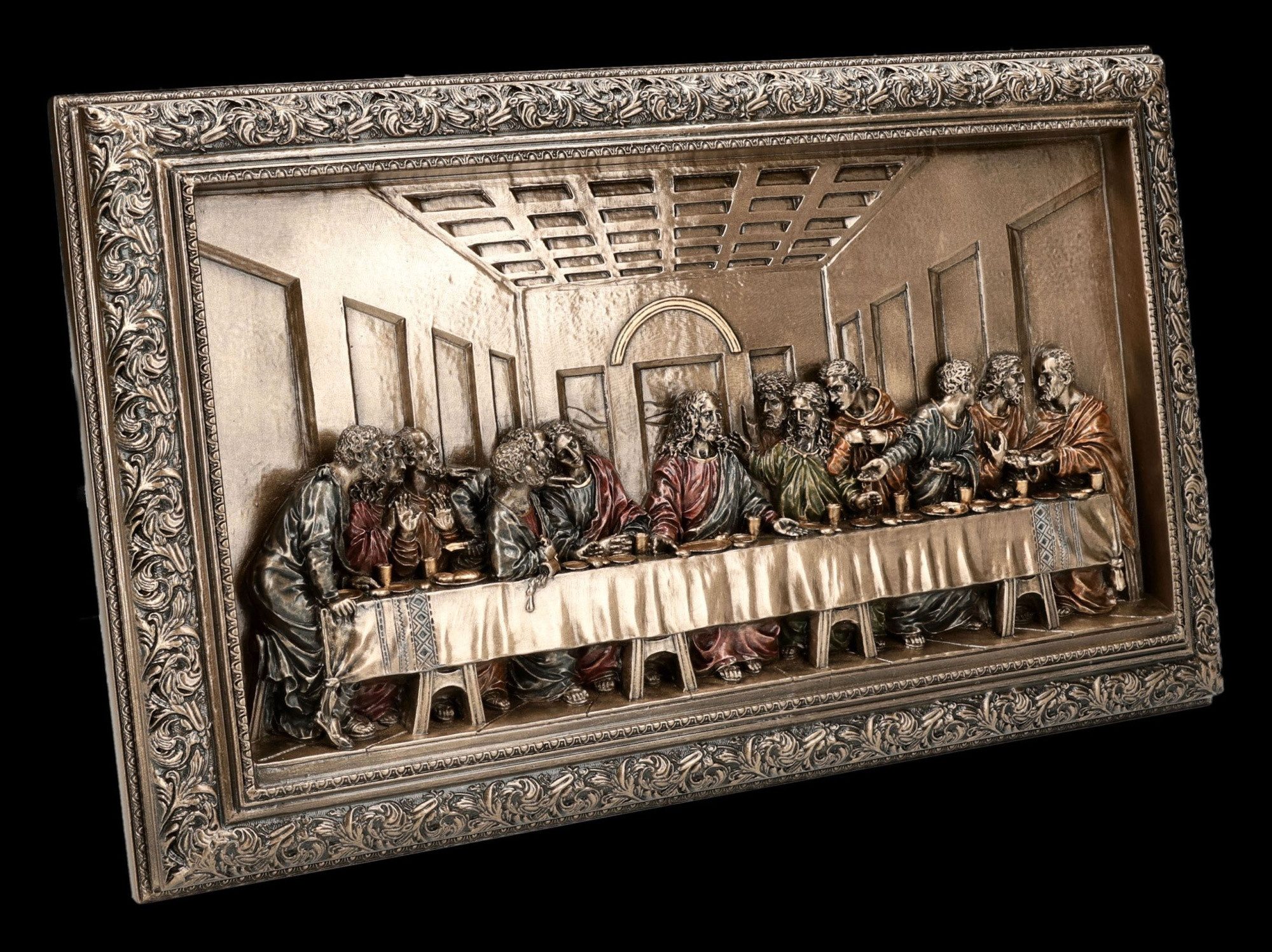 Figuren Shop GmbH Wanddekoobjekt Letztes Abendmahl Wandrelief – Jesus Apost günstig online kaufen