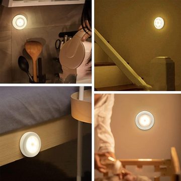 Gontence Nachtlicht LED Nachtlicht LED Nachtlicht mit Innen Bewegungsmelder,3 M Klebend, für Flur Küche Schlafzimmer Treppe Schrank