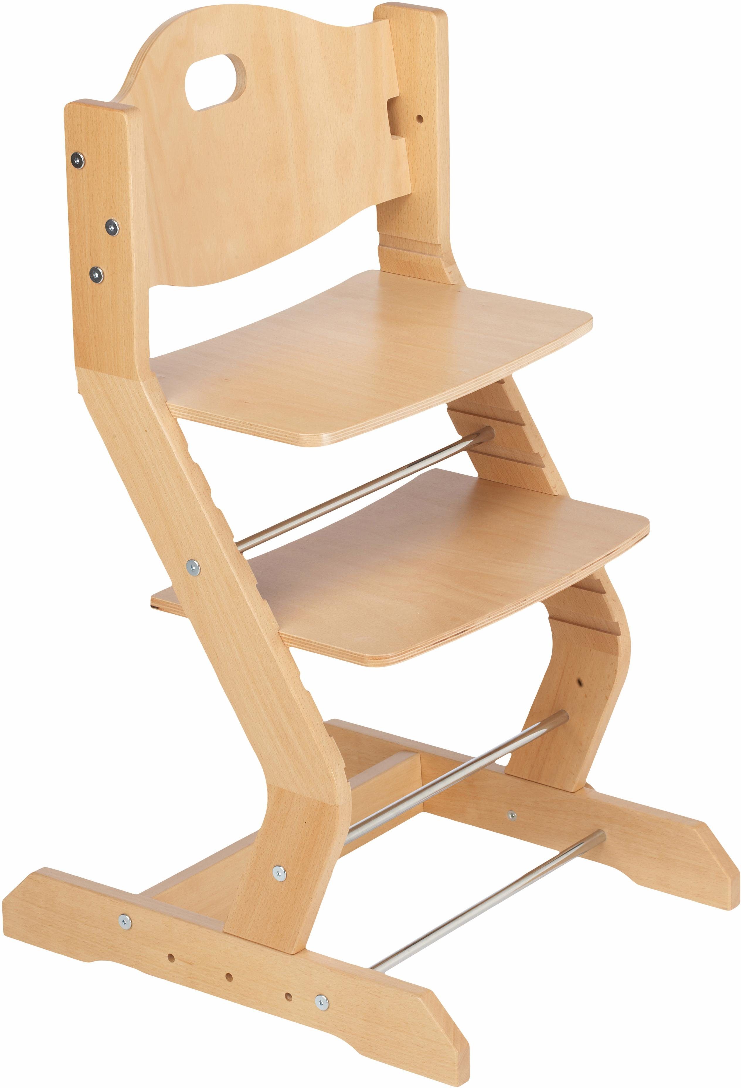 tiSsi® Hochstuhl Grundgestell Buche Natur, aus Holz; Made in Europe | Stühle