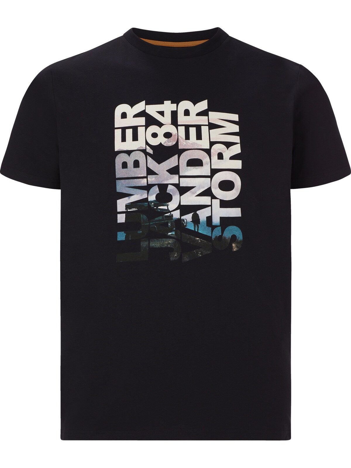Jan Vanderstorm T-Shirt RANSTEIN mit großflächigem Print