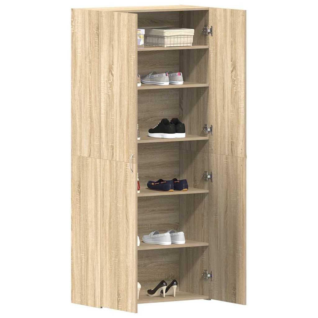 vidaXL Schuhregal Schuhschrank mit Regal Braun günstig online kaufen