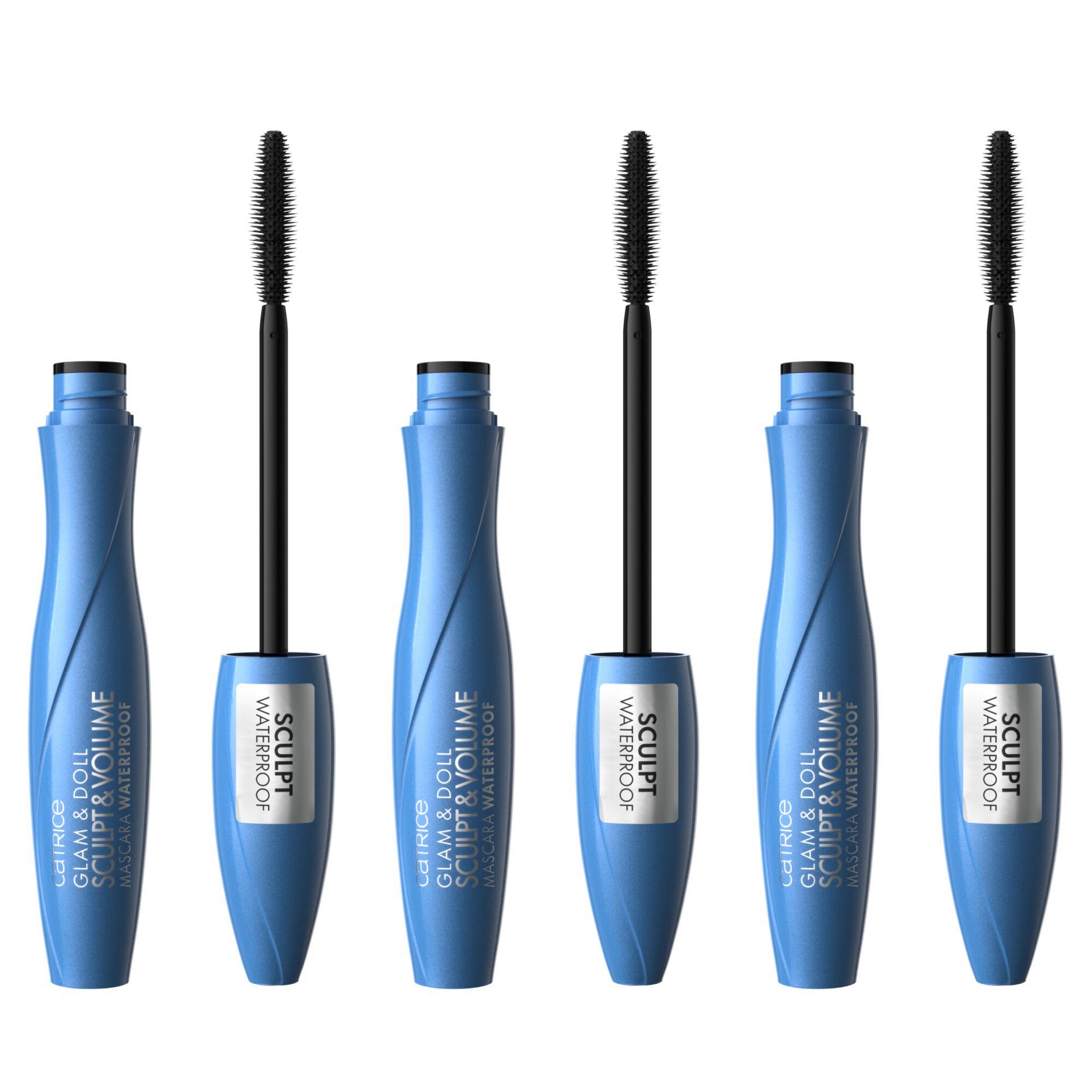Catrice Mascara Glam & Doll Sculpt & Volume Mascara Waterproof, 3-tlg.