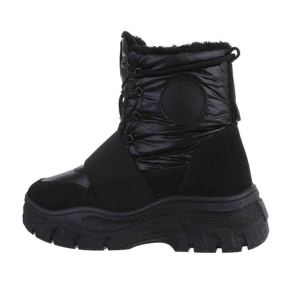 Ital-Design Damen Snowboots Freizeit Snowboots (77486157) Flach Plateaustie günstig online kaufen