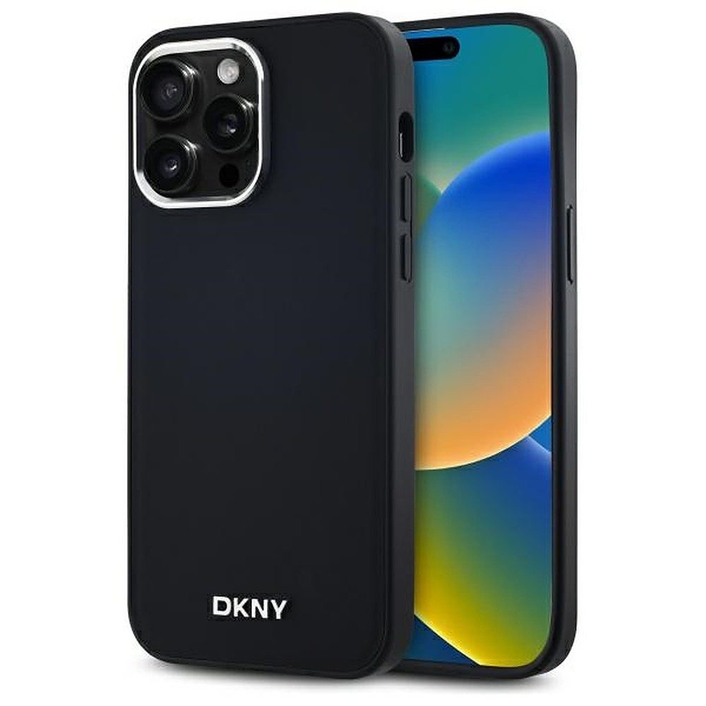DKNY Handyhülle Schutzhülle Magnethülle Hartschale 6,7 Zoll, MagSafe-kompatibel, Kameraschutz, Logo