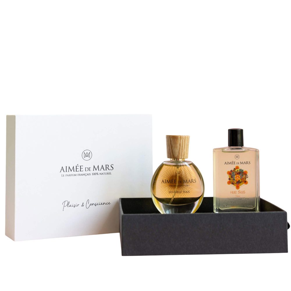 Aimée de Mars Eau de Parfum Weihnachtsbox Ambré mit natürlichem Parfüm und, Stk