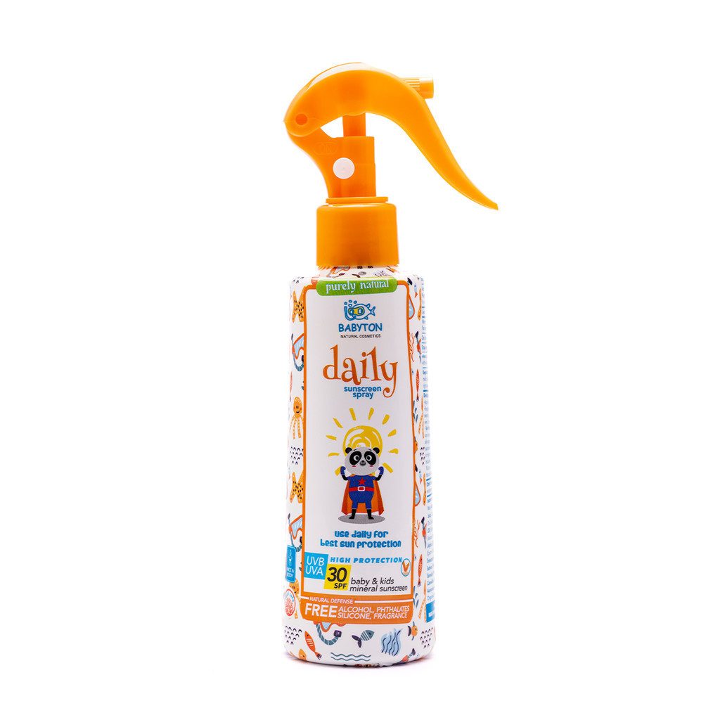 Babyton Sonnenschutzcreme Babyton Kinder Sonnenspray SPF 30, Wasserfest, für Babys