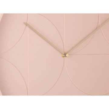 Karlsson Uhr Wanduhr Echelon Circular Faded Pink (40cm)