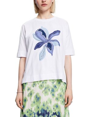Esprit Collection T-Shirt Oversize T-Shirt mit Print, TENCEL™ (1-tlg)