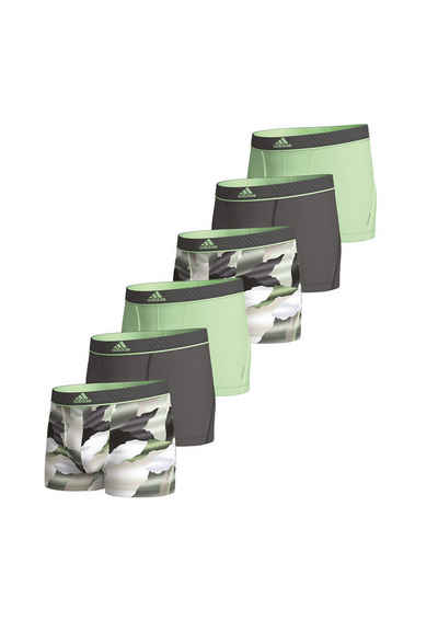 adidas Sportswear Retro Boxer 6er Pack Active Micro Flex Eco (Spar-Set, 6-St) Retro Short / Pant - Ohne Eingriff - Atmungsaktiv