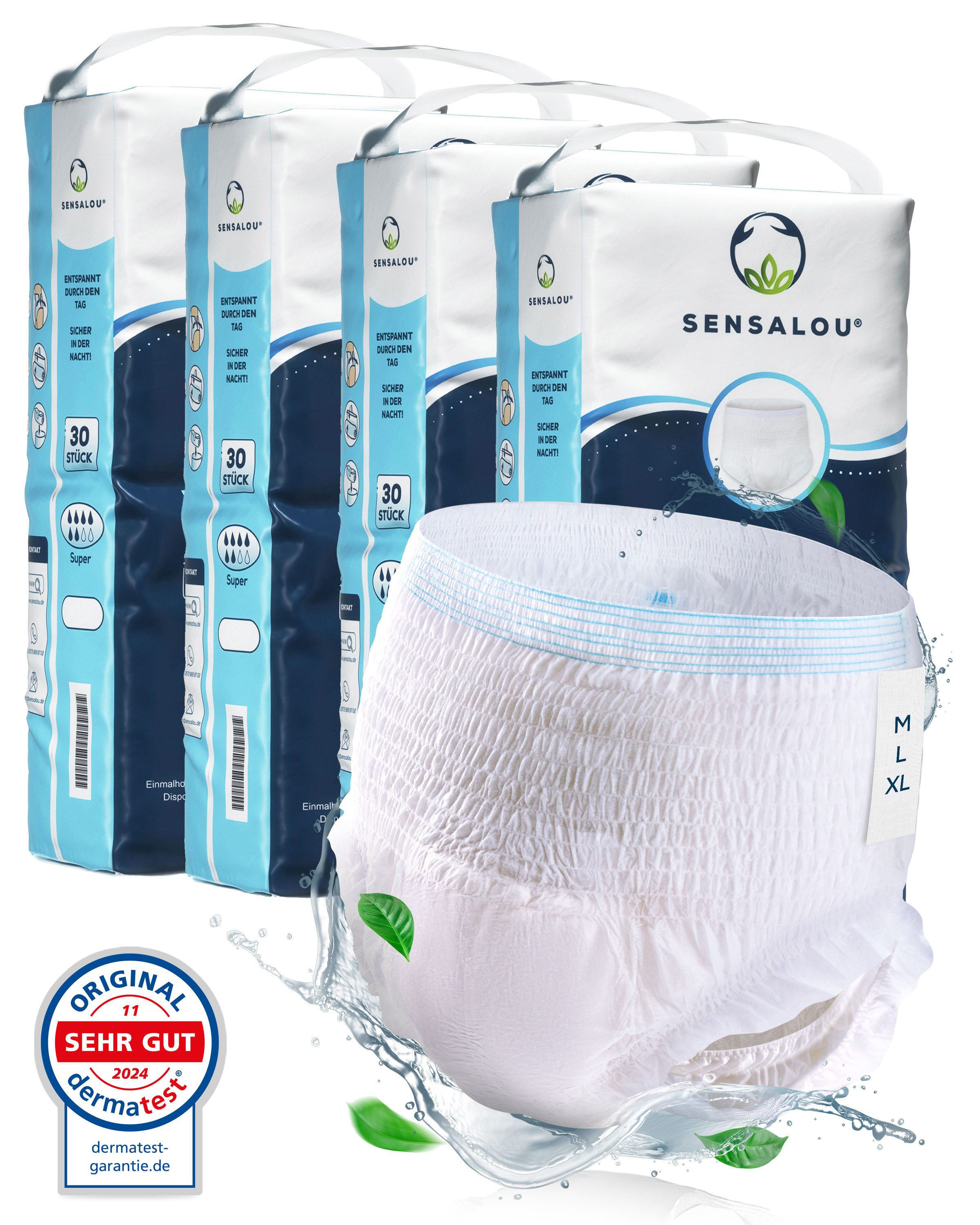 Sensalou Inkontinenz-Pants Sensalou Inkontinenz Pants Windelhosen - Windeln günstig online kaufen